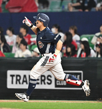 [포토]두산 손아섭, 넘어갔어!