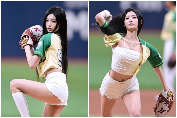 ‘안우진 앞에서 멋진 시구’ 오드유스 ‘써머’...시타는 마이카