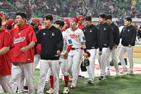 [포토]두산 잡고 6연패 끊은 SSG