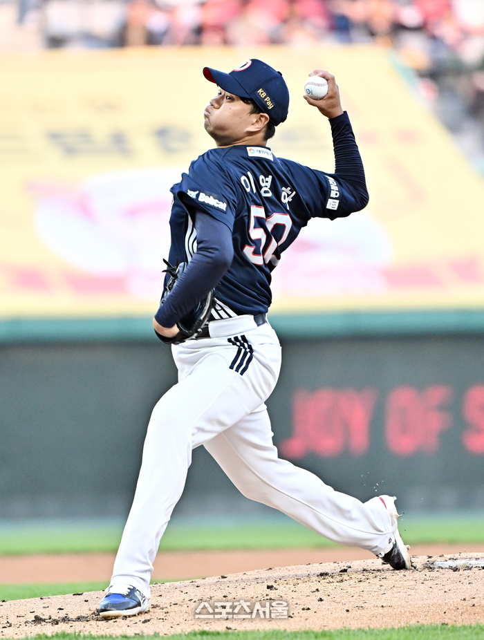 [포토]두산 이영하, SSG전 선발 등판