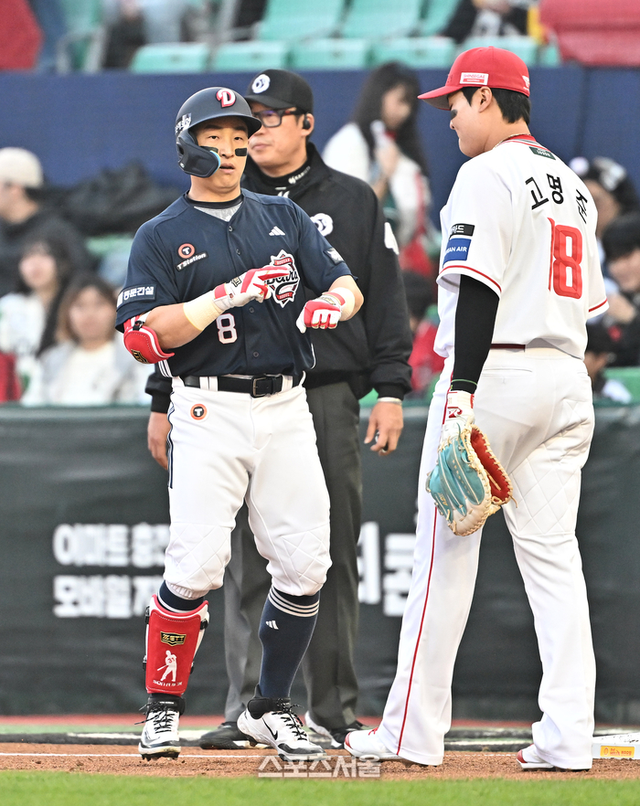 [포토]두산 손아섭, 오늘도 안타!