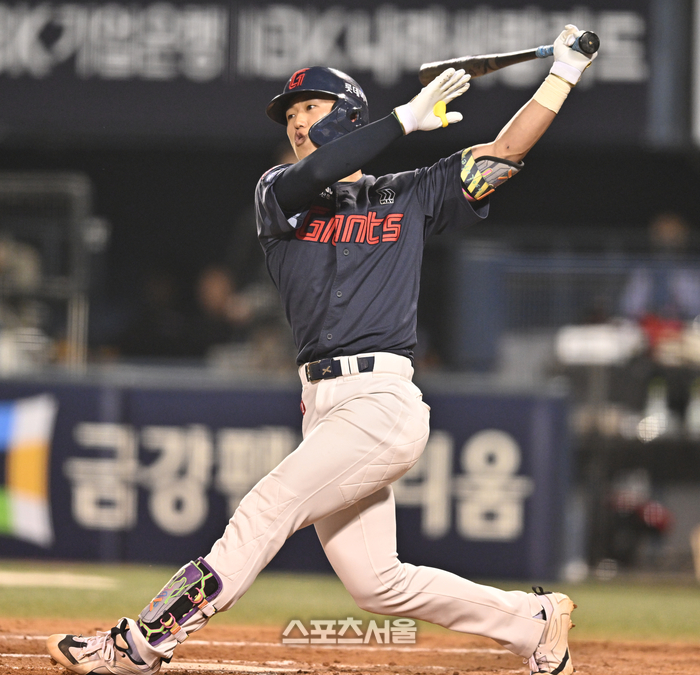 [포토] 전민재 ‘안맞아’