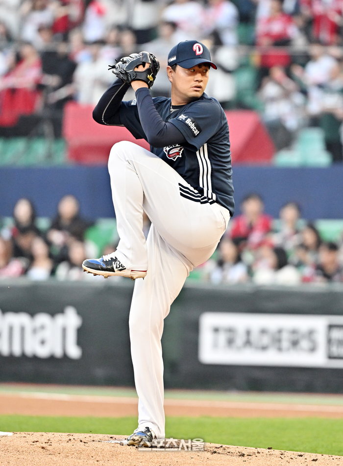 [포토]SSG전 선발 등판한 두산 이영하