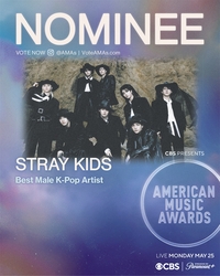 스트레이 키즈,  美 2026 아메리칸 뮤직 어워즈 ‘베스트 남성 K팝 아티스트’ 부문 후보