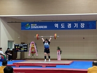 완도군청 역도실업팀, “ 압도적 기량과시 전남체전 역도 금메달 싹쓸이”