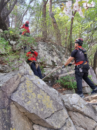 [강원소방]동해, 봄철 산악사고 대비 특별구조훈련