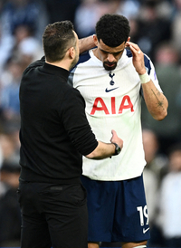 데 제르비 ‘부임’에도 ‘통한의 추가시간 실점’…다 잡은 승리 놓친 토트넘, 18위 강등권 탈출 또또 ‘실패’