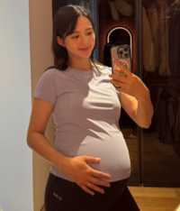 “유도·무통 NO”…‘만삭’ 남보라, 자연주의 출산 택했다