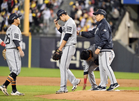 [포토]LG전 4회말 마운드에서 내려가는 한화 문동주