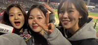 ‘아기맹수’ 김시현, 김아랑·박지윤과 야구장 포착…뜻밖의 인맥 공개 [★SNS]