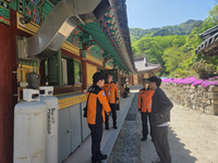[강원소방]춘천, 부처님 오신날 앞두고 청평사 화재 위험요소 사전 점검