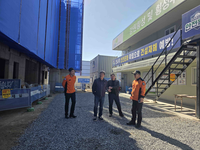 [강원소방]횡성, 우천면 공공주택 건설현장 찾아 봄철 화재예방 행정지도