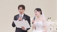 엄지윤, 김원훈과 결혼식...눈물로 피날레 장식