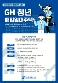 GH, 청년형 매입임대주택 예비입주자 369명 모집