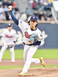 [포토]두산 곽빈, 삼성전 선발 등판