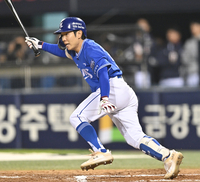 [포토] 김지찬, 7회 아쉬운 내야땅볼