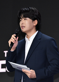 [포토]‘더 스카웃’ 제작발표회 진행하는 조정식