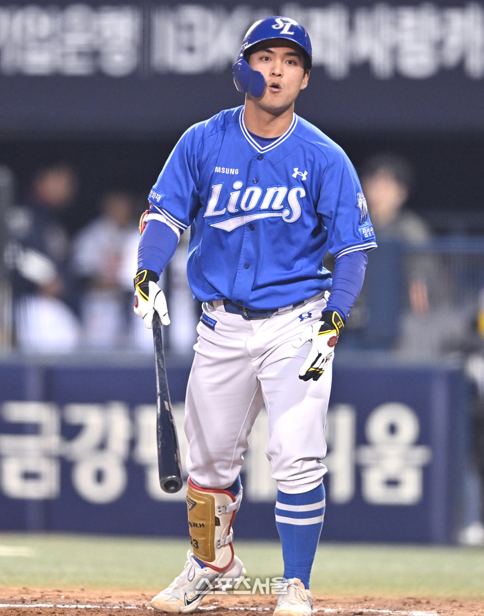 [포토] 양우현 ‘삼진을 당하다니’