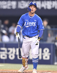 [포토] 양우현 ‘삼진을 당하다니’