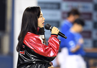 정지소부터 소연까지…LG, 주말 3연전서 승리 기원 시구 진행