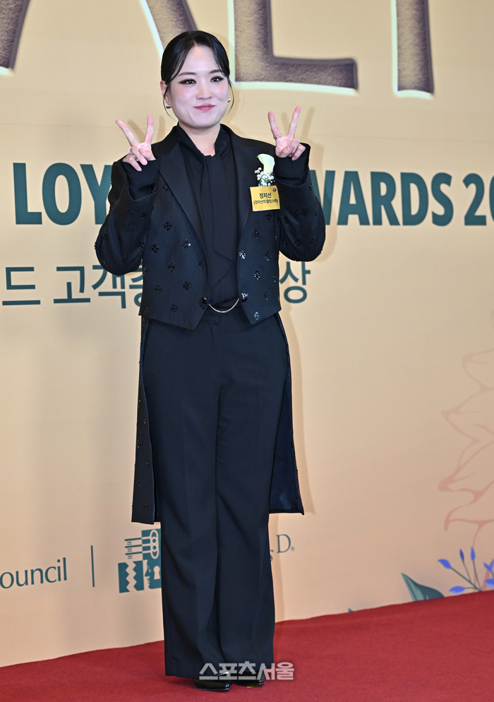 [포토] 정지선 셰프, 2026 브랜드 고객충성도 대상 수상