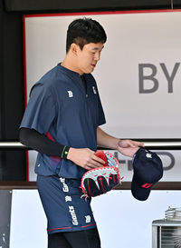 [포토]‘도박장 출입’ 롯데 나승엽, 징계 끝내고 1군 합류