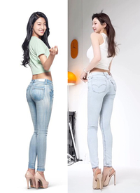 마동석 아내 예정화의 스키니 뒤태…원조는 설현, 도난 입간판 재소환