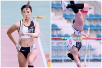 ‘여전사 포스’ 신수영, 종별 장대높이뛰기 우승...카리스마 넘치는 육상 스타!