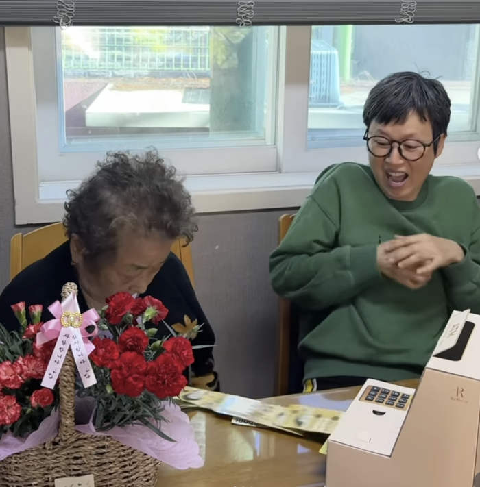 암투병 박미선, 어버이날 깜짝 선물에 '함박 웃음'