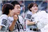 ‘파울볼 조심’ 하지원 치어리더, “가장 중요한 건 야구팬들의 안전!”...강백호 파울볼에 대처하는 자세