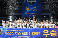 [포토] 환호하는 챔피언 KCC