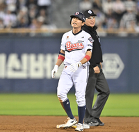[포토] 600타점 기록하는 정수빈