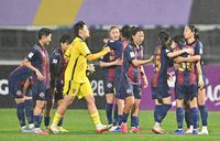 [포토] AWCL 결승 진출 좌절된 수원FC 위민