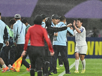 [포토] 결승골 넣고 환호하는 내고향축구단 김경용