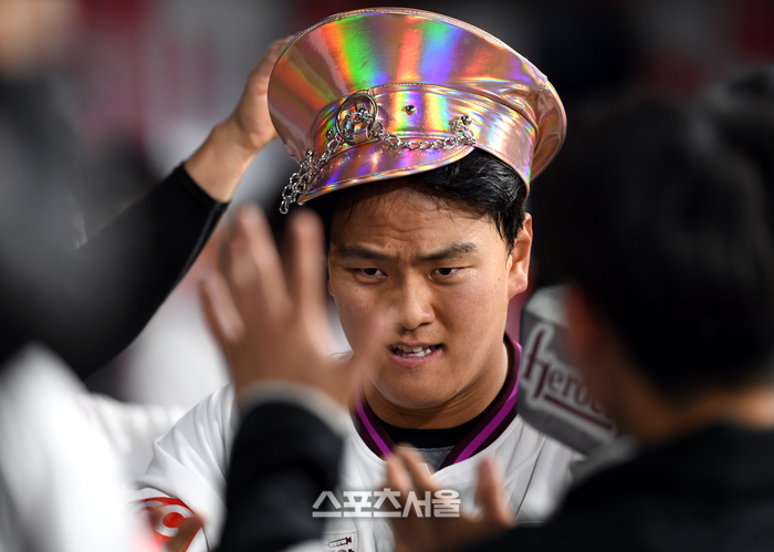 싹쓸이 참는 법 모릅니다! 김건희 그랜드슬램→알칸타라 8이닝 8K 완벽투! '승승승승' 키움, SSG 6-0 완파 [SS고척in]