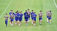 [포토]축구대표팀, 오늘도 힘차게!