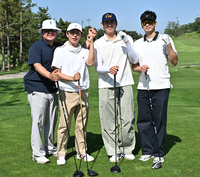 [포토] 파이팅 외치는 장강훈-이원석-이대은-심수창