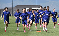 [포토]축구대표팀 훈련, 내가 먼저!