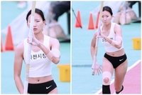 ‘카리스마 미녀새’ 과천시청 신수영, 해남 실업육상 장대높이뛰기 우승!