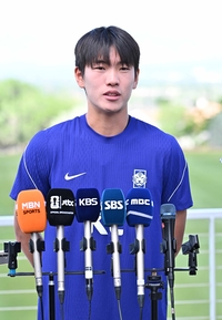 [포토]대표팀 발탁 소감 밝히는 조위제