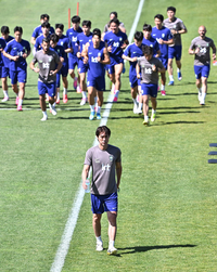[포토]축구 대표팀 이끄는 홍명보 감독