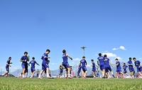 [포토]평가전 준비하는 축구대표팀