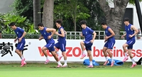 [포토]멕시코 훈련 시작한 축구대표팀