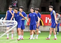 [포토]웃음 넘치는 멕시코 첫 훈련