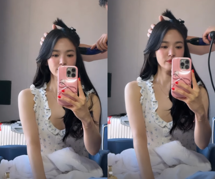 송혜교, 레드 네일에 독보적 ‘여신 아우라’…감탄 쏟아진 근황