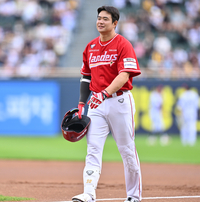 [포토] 김재환 ‘홈런 같았는데...’