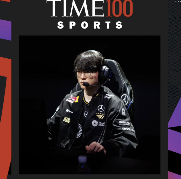 페이커, 메시·오타니와 어깨 나란히...타임지 선정 ‘스포츠 100인’ 뽑혔다