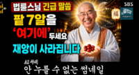팥 7개 누르면 재앙 사라진다?…법륜스님, AI 사칭에 ‘골머리’