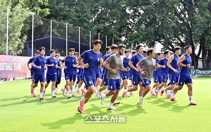 [포토]체코와의 결전 D-1, 월드컵 축구대표팀