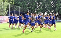 [포토]체코와의 결전 D-1, 월드컵 축구대표팀